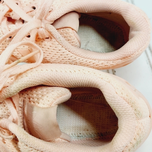 adidas Originals Zx Flux Peach Pink Lace Up Mesh Athleisure Running Sneaker A110 - Picture 10 of 11